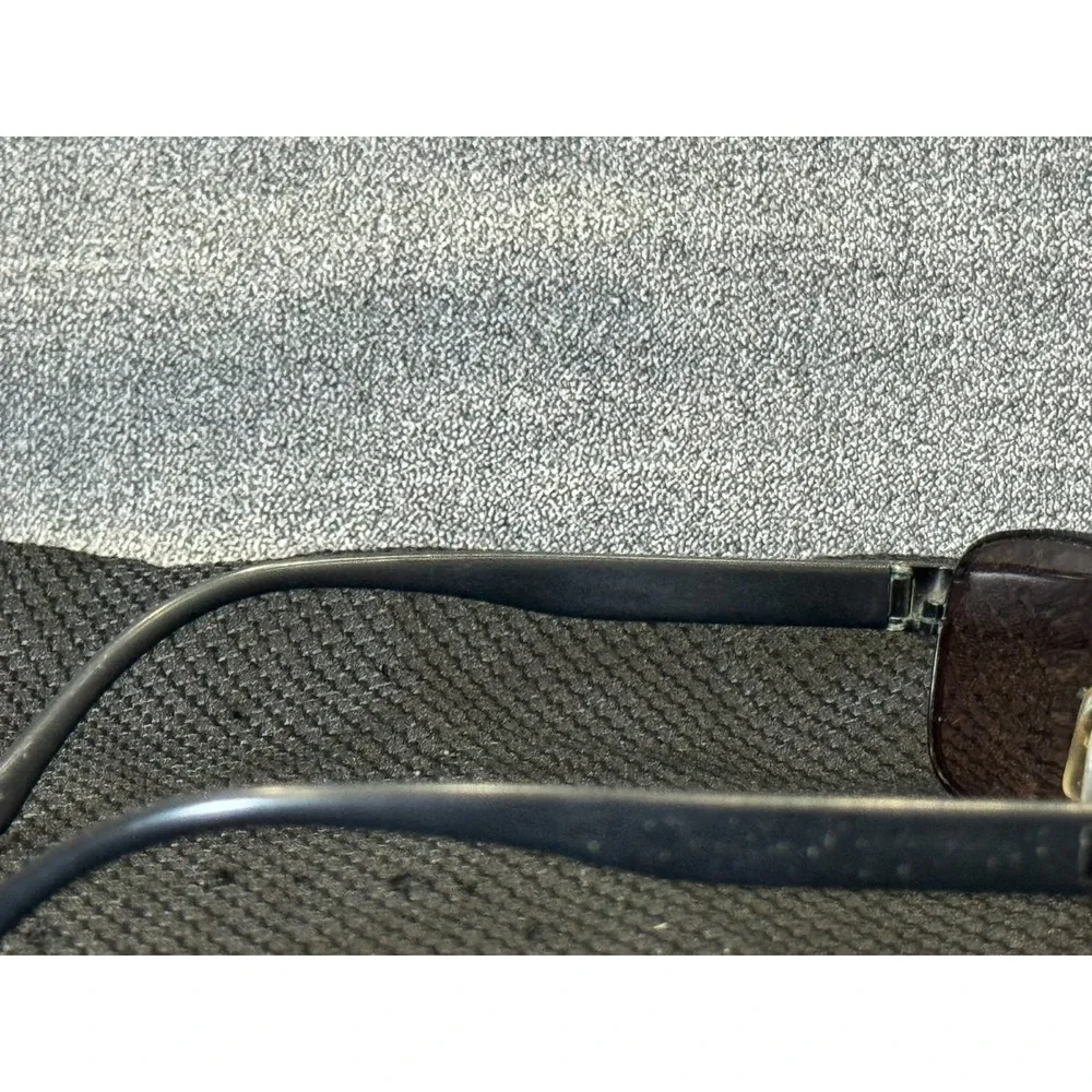 Vintage Ray-Ban Unisex‎ Gray Full Rim Rectangular Sunglasses Metal Frame Only